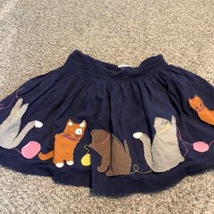Mini Boden cat skirt